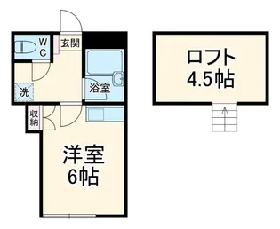 コーポ逆井【1階】の間取り