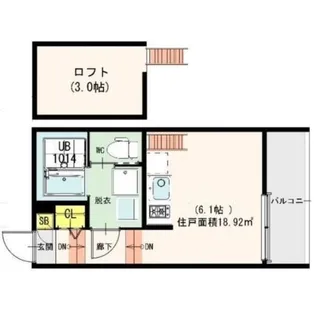 ディアホームズ【1階】の間取り