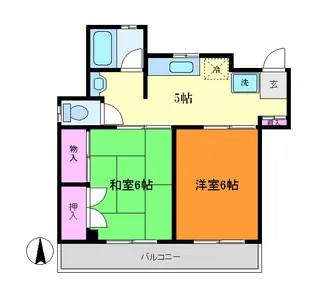 今井マンション【2階】の間取り
