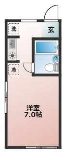 シャルムコンフォート【1階】の間取り