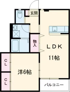 仮)アミューズSE【1階】の間取り