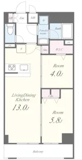 JPT RESIDENCE【11階】の間取り