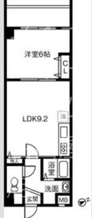 ヴァンクール新栄【3階】の間取り