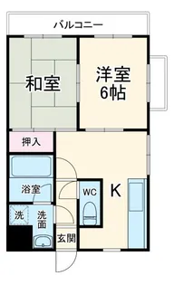 クリオ上大岡伍番館【3階】の間取り