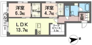 ShaMaison ラ・ヴィ【3階】の間取り