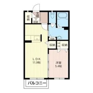 パーク ハイム B【2階】の間取り