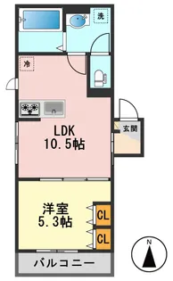 プラネッツ【3階】の間取り