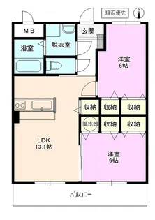 グレース・パレ弐番館【4階】の間取り