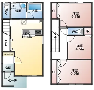 リアン7の間取り
