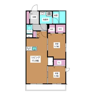 ラ ケイム【3階】の間取り