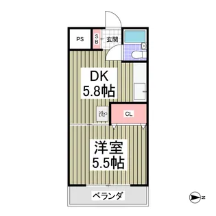 東京都港区海岸3【マンション】の間取り