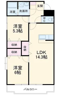 サン・ルーチェ【2階】の間取り
