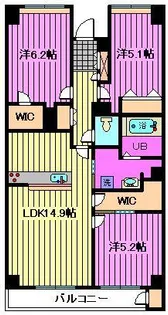 CROTH Omiya(クロスオオミヤ)【5階】の間取り