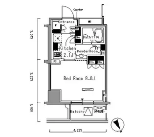 東京都板橋区板橋4【マンション】の間取り