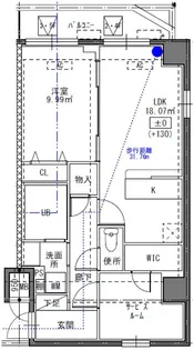Alivis東瑞江【3階】の間取り