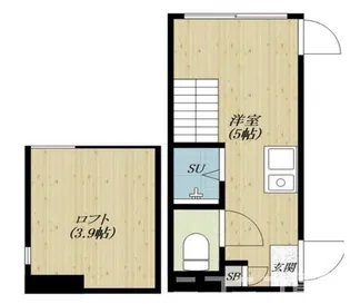 ハーモニーテラス上鷺宮【1階】の間取り