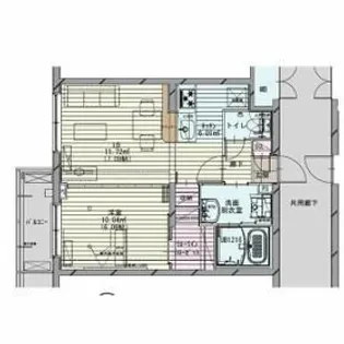 ヴィラ デ ジョワ 浦和白幡【2階】の間取り