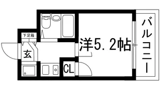 プレステージ石橋【2階】の間取り