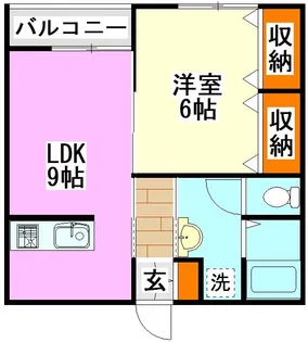 リヴェール堀池【1階】の間取り