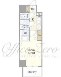 エスリード桜山ル・ヴェール【9階】の間取り