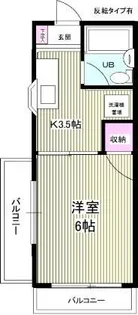 ロータリー所沢ハイツ【3階】の間取り