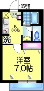 千葉県習志野市大久保1【マンション】の間取り