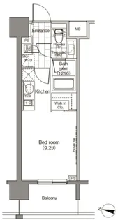 パークハビオ恵比寿【5階】の間取り