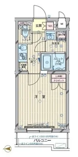 ルーブル武蔵中原弐番館【2階】の間取り