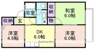 ヤマイチPLAZAセジュール2番館【2階】の間取り