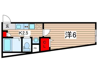 レジデンス桜 神明【2階】の間取り