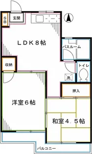 コーポM【3階】の間取り