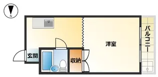 ウエストコート【3階】の間取り