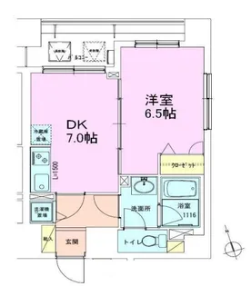 銀座レジデンス参番館【9階】の間取り