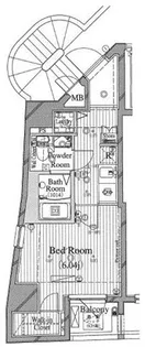 ル リオン牛込柳町【11階】の間取り