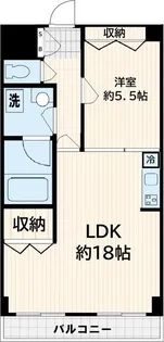 マイキャッスル久地【4階】の間取り