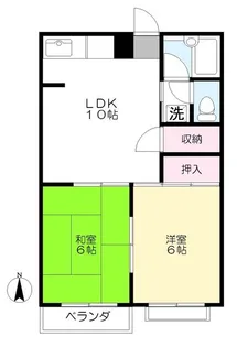 セント光が丘【1階】の間取り