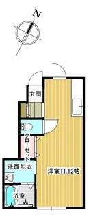 ベルクレール大西【1階】の間取り
