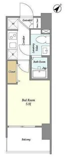 La Douceur四ツ木West【6階】の間取り