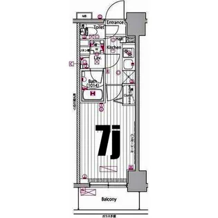 ガーラ・リバースクエア横濱南【3階】の間取り