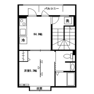 パインヴィレッジ代々木上原【2階】の間取り