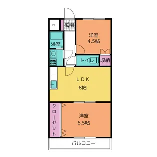 リゾートエリア英豊【3階】の間取り