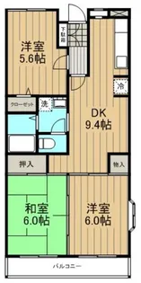 アジュール湘南【2階】の間取り