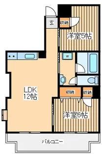 ヤスヒラビル【6階】の間取り