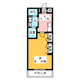 サニーウェスト39【2階】の間取り