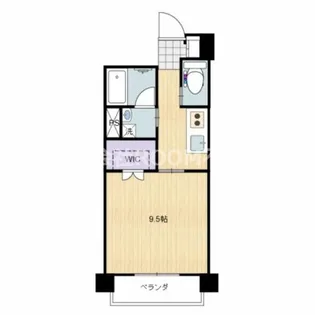 フリューゲル年見【5階】の間取り