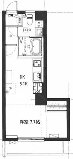 朝日北千束マンション【1階】の間取り