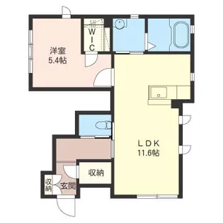 アイリス【1階】の間取り