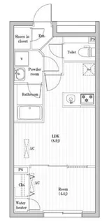 コンポジット渋谷本町【4階】の間取り