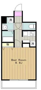 サーティーフォービル【4階】の間取り
