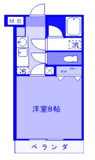 レヴェリー桜木【3階】の間取り